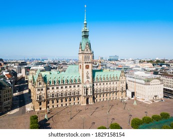 Hamburg City Hall Or Hamburger Rathaus Is The Seat Of Local Government Of Hamburg, Germany
