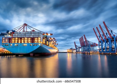 Hamburg Container Terminal Burcharkai