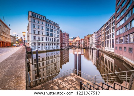 Similar – Foto Bild Speicherstadt Hamburg, Sonnenstern