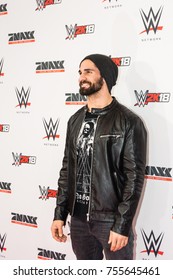Hamburg, Germany - November 10, 2017: The WWE Superstar Seth Rollins on the Red Carpet Event during WWE Live Tour 2017