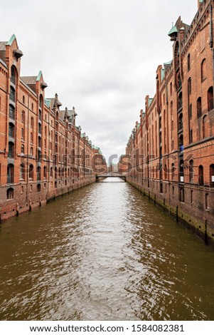 Similar – Image, Stock Photo Port of Hamburg at sunset