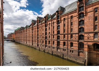 Hamburg, Deutschland. Warehouse District (Deutsch: Speicherstadt).