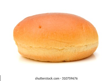 Hamburger Bun Isolated On White Background