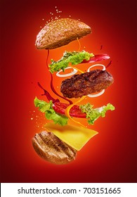 2,860 Burger flying Images, Stock Photos & Vectors | Shutterstock