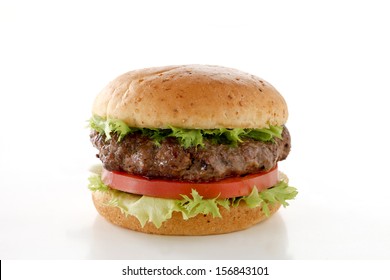 Hamburger isolated on white background - Powered by Shutterstock