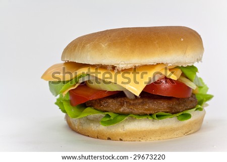 Similar – Image, Stock Photo real cheeseburger