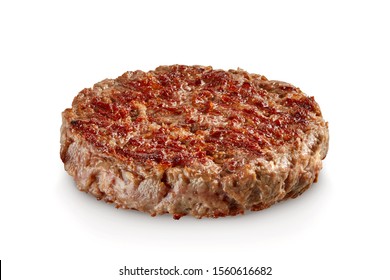 Hamburger Meat Isolated On White Background