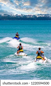 HAMILTON, BERMUDA - July 31. 2007: The National Marine Manufacturers Association Identifies 32 Different Types Of Boats. Boating Activates Range From Canoeing And Fishing To Jet Skiing.