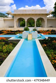 HAMILTON, NZ - FEBRUARY 25, 2015: Indian Char Bagh Garden In Hamilton Gardens. 