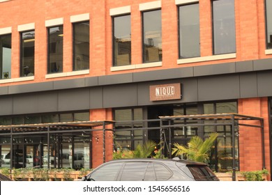 Hamilton, Ontario, Canada - October, 2019: The Bustling Culinary Scene In Downtown Hamilton. Restaurant's Offering Five Star Dining Experiences.