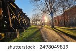 Hamilton Street by the Trestle Bridge, Harper