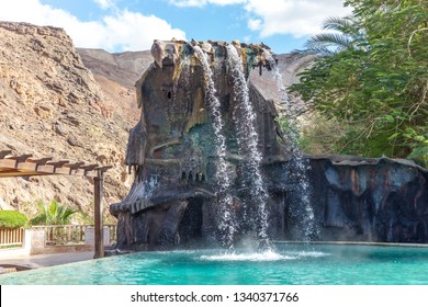 Hammamat Ma'in hot springs, Jordan. Hot springs are located in the mountains near the Dead sea - Shutterstock ID 1340371766