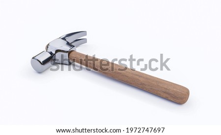 hammer Artisan tools for home improvement. hammer isolated on white background