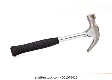 Hammer On White Background