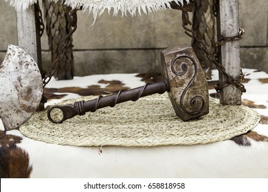 Hammer Thor, Detail Of A Viking Hammer