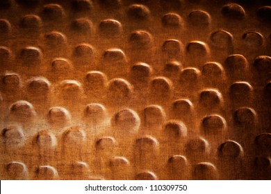 Hammered Copper Background With Vignette