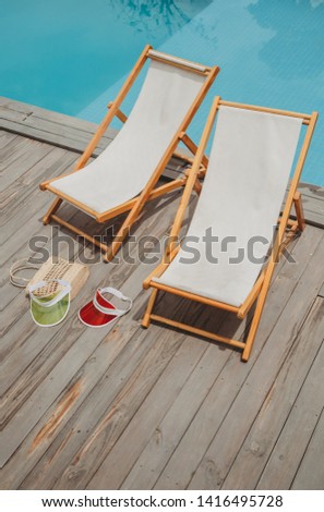 Similar – Image, Stock Photo Old wooden chair, hammock and green artificial grass on the roof terrace of a hotel in Taksim district in summer sunshine on Istiklal Caddesi in Istanbul on the Bosphorus in Turkey
