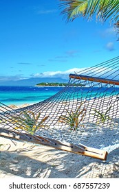 Hammock On A Beach On Fiji