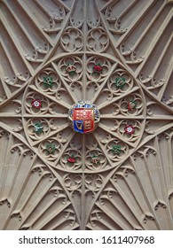 Hampton Court, London, UK - 27 June 2019: Capture The Interior Of The Vintage Heritage Of Hampton Court Palace.