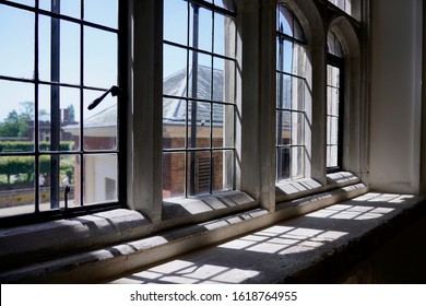 Hampton Court, London, UK - 27 June 2019: The Interior Of The Vintage Heritage Of Hampton Court Palace.