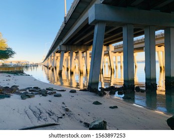 Hampton Roads Bridge Tunnel In Norfolk Virginia