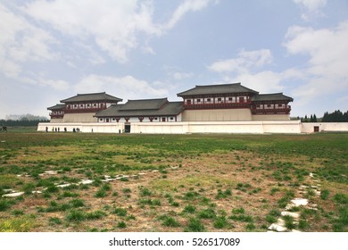 The Han Yang Ling Mausoleum Is The Burial Place Of Emperor Jing, The Fourth Emperor Of The Western Han Dynasty Located In Xian, China 