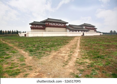 The Han Yang Ling Mausoleum Is The Burial Place Of Emperor Jing, The Fourth Emperor Of The Western Han Dynasty Located In Xian, China 