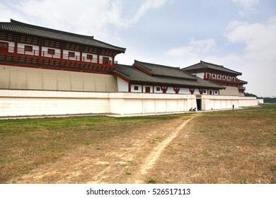 The Han Yang Ling Mausoleum Is The Burial Place Of Emperor Jing, The Fourth Emperor Of The Western Han Dynasty Located In Xian, China 