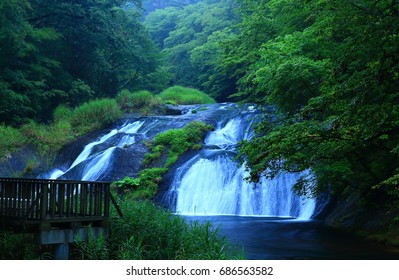 Hanamaki, Iwate Prefecture kamabuchi falls - Shutterstock ID 686563582