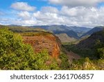 Hanapepe Valley lookout in Hanapepe, Kauai, Hawaii