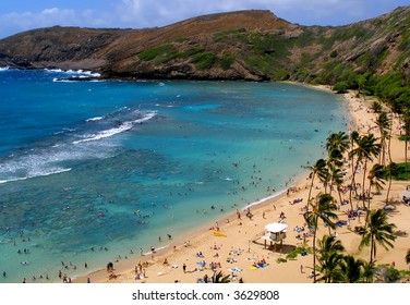 Hanauma Bay In Hawaii