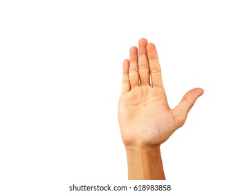 hand up