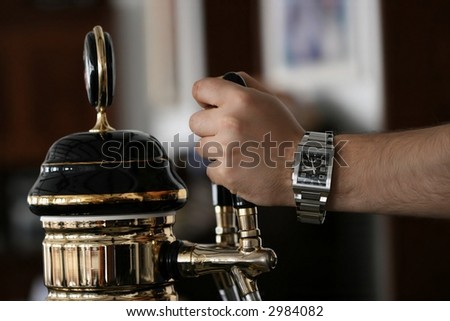 Waiter´s hand