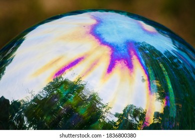 Hand Blown Glass Lawn Globe