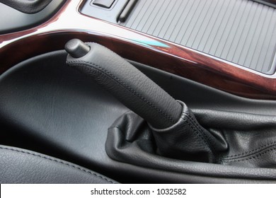 Hand Brake In A Car.