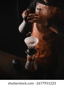 Hand Brewing Coffee Using V60 Dripper