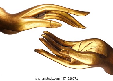 Hand Buddha gold