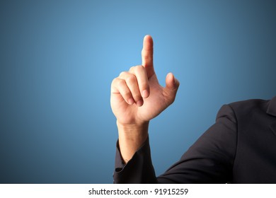 Hand Of Bussiness Man Isolated