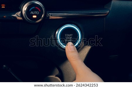Hand car push button starter for electric vehicles.