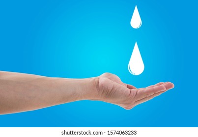 Hand Cleaning And Water Shortage