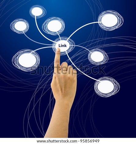 Hand Click Link