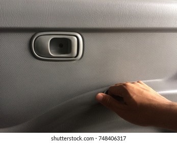 Hand Closed The Car Door