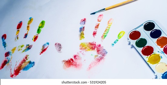 hand colored prints
