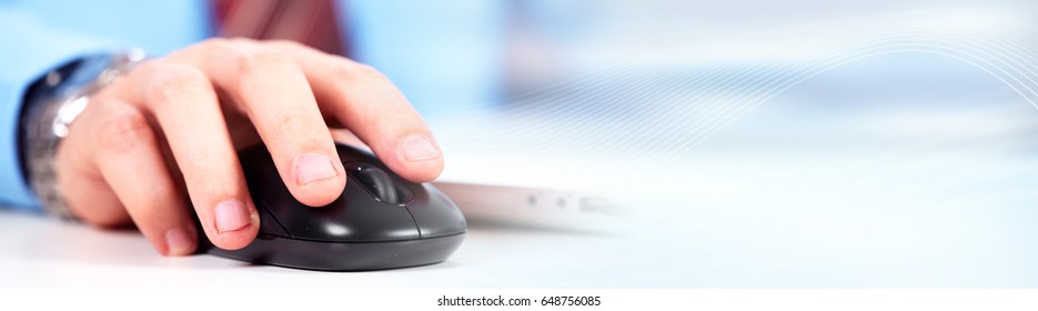 12.621 Computer mouse banner Gambar, Foto Stok & Vektor | Shutterstock