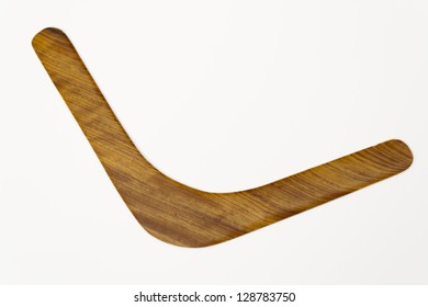 Hand Crafted Boomerang Made Of African Zebra Wood