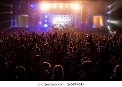 Hand up at the disco concert  - Powered by Shutterstock