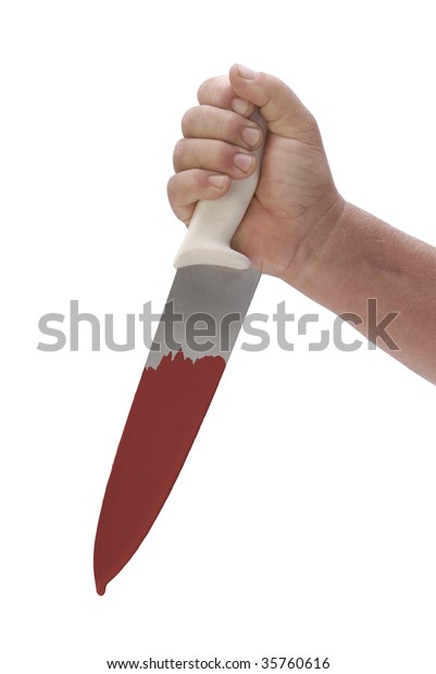 Hand Dripping Blood On Knife Stock Photo 35760616 | Shutterstock