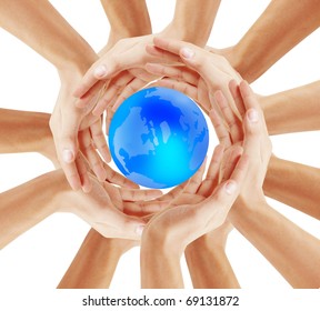 hand earth