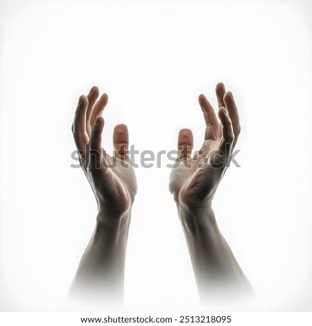 Similar – Image, Stock Photo touch it Hand Fingers