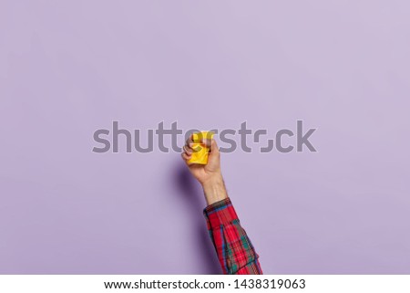 Similar – Image, Stock Photo No No No Masculine Man